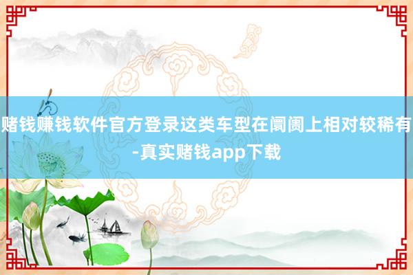 赌钱赚钱软件官方登录这类车型在阛阓上相对较稀有-真实赌钱app下载