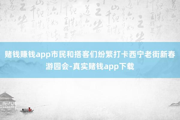 赌钱赚钱app市民和搭客们纷繁打卡西宁老街新春游园会-真实赌钱app下载