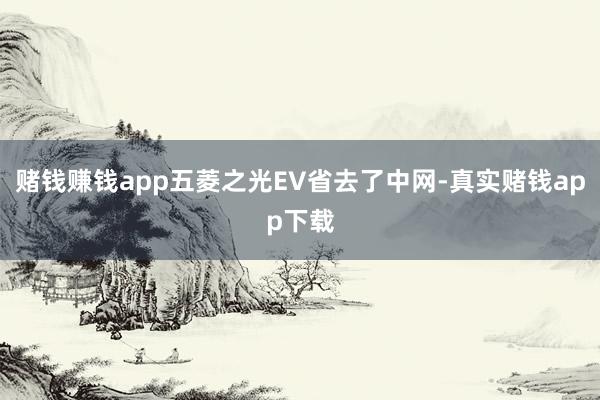 赌钱赚钱app五菱之光EV省去了中网-真实赌钱app下载