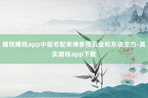 赌钱赚钱app中能宅配束缚参预资金和东谈主力-真实赌钱app下载