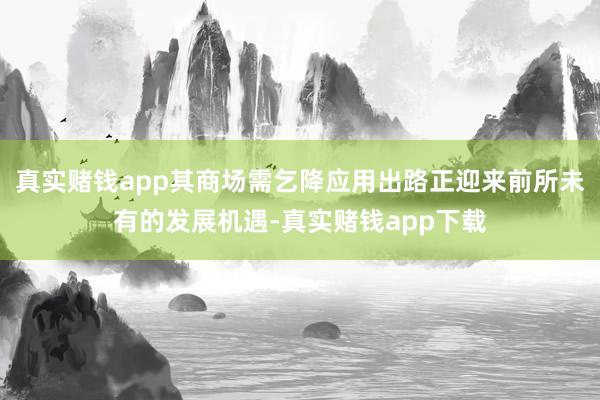 真实赌钱app其商场需乞降应用出路正迎来前所未有的发展机遇-真实赌钱app下载