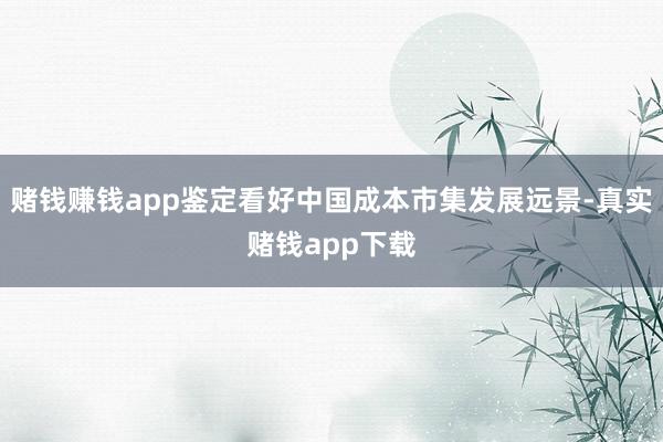 赌钱赚钱app鉴定看好中国成本市集发展远景-真实赌钱app下载
