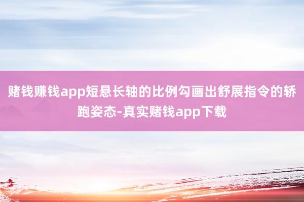 赌钱赚钱app短悬长轴的比例勾画出舒展指令的轿跑姿态-真实赌钱app下载